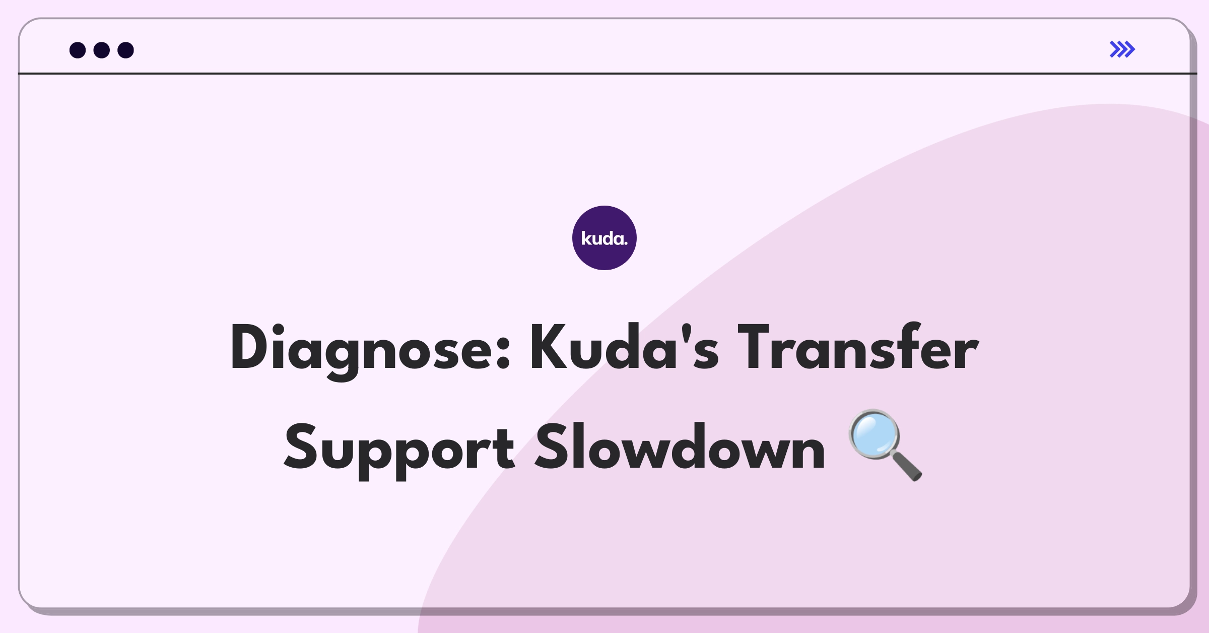 Product Management Root Cause Analysis Question: Investigating doubled response time for international transfer support at Kuda Bank