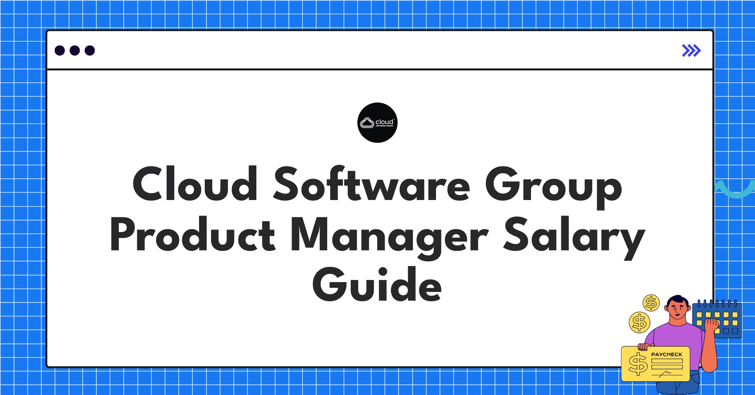 Detailed chart showing Cloud Software Group Product Manager salary ranges and compensation components
