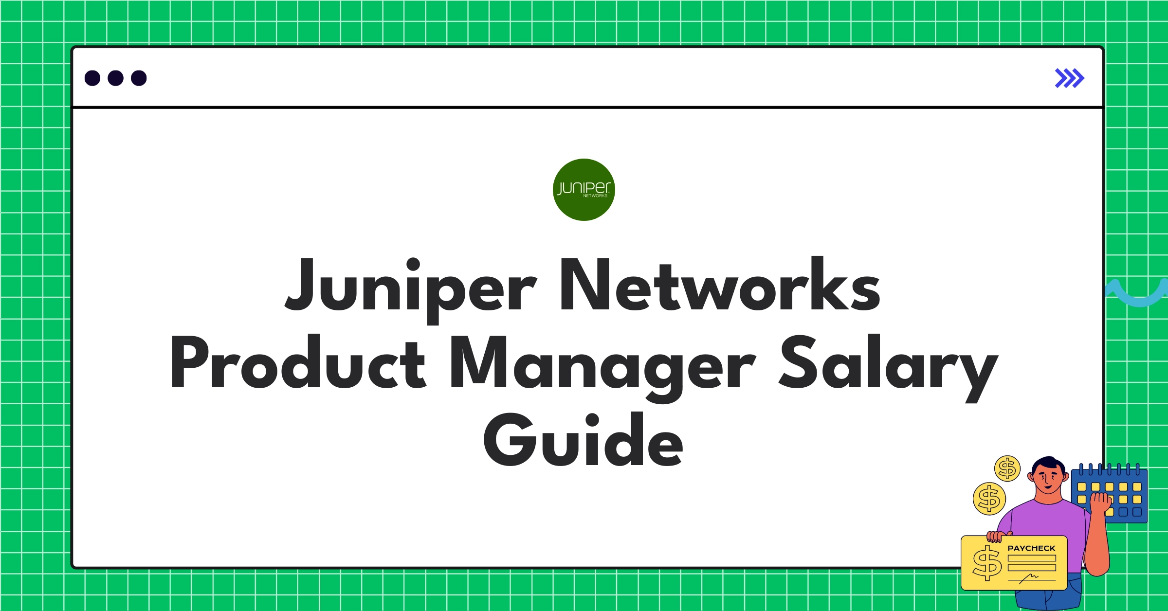 Juniper Networks Product Manager salary breakdown chart showing base pay, bonuses, and equity components