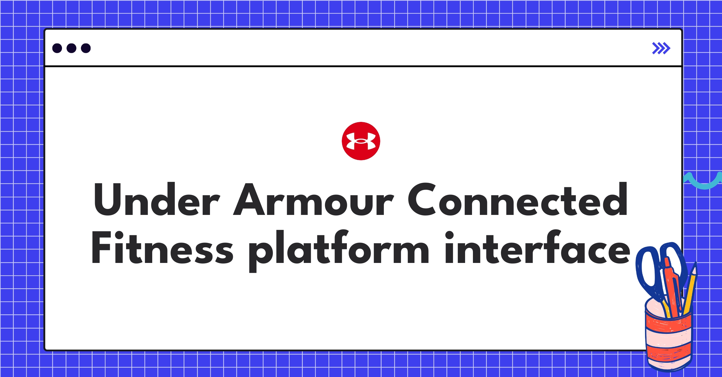 Under Armour Connected Fitness dashboard showing personalized workout and nutrition insights