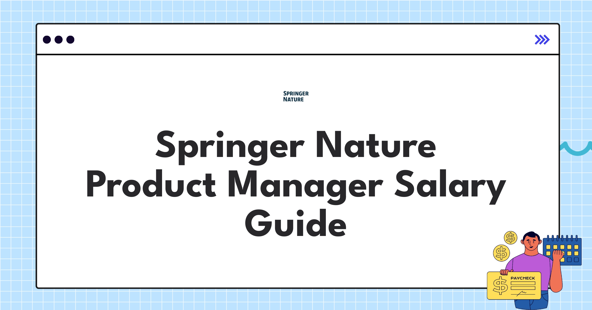 Springer Nature Product Manager salary chart showing compensation ranges and benefits for 2025