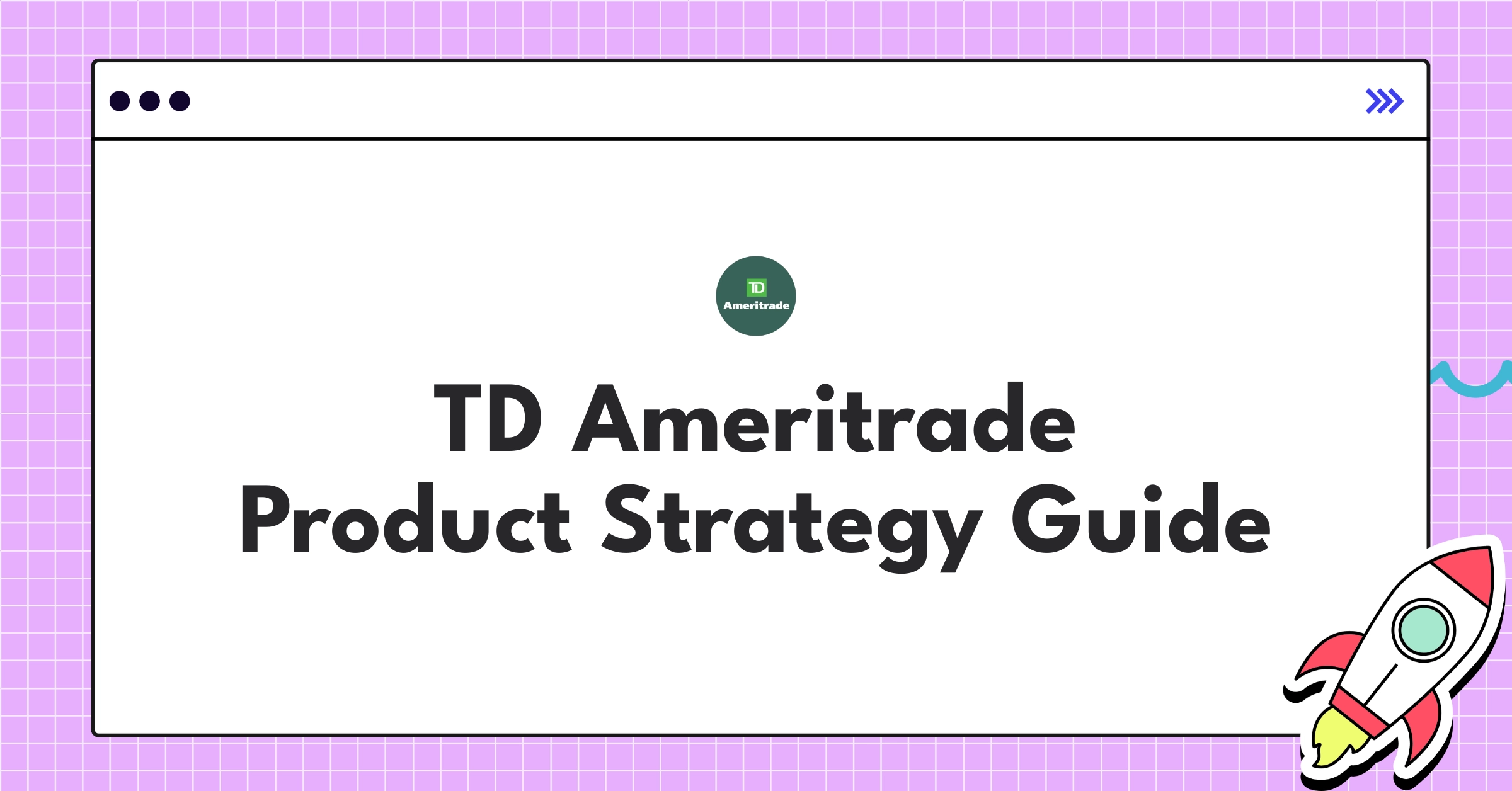 TD Ameritrade product strategy infographic showcasing hybrid advisory, crypto integration, and AI personalization