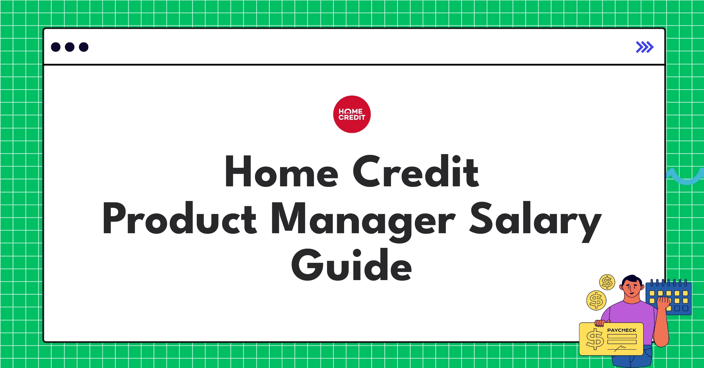 Detailed infographic of Home Credit Product Manager salary structure and benefits for 2025