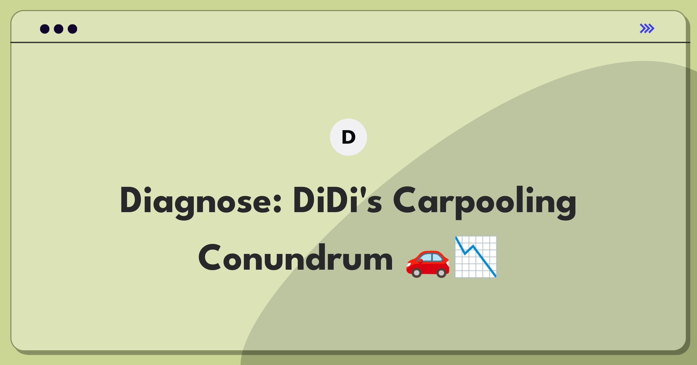 Product Management Root Cause Analysis Question: Investigating sudden decrease in DiDi's carpooling trips