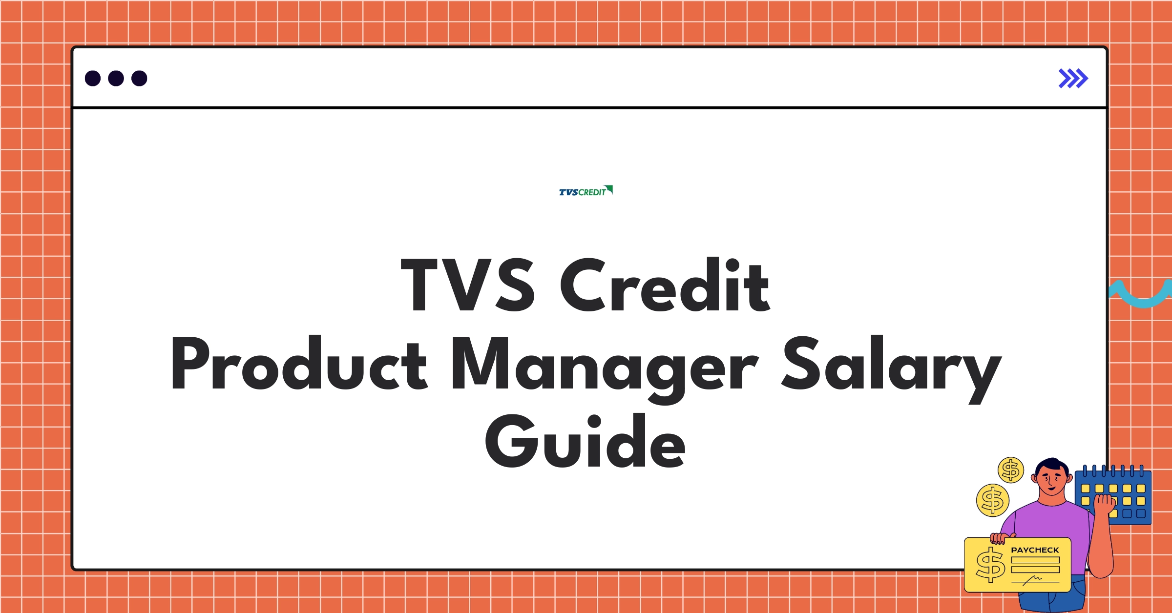 TVS Credit Product Manager salary components chart showing base pay, bonuses, and benefits for 2025