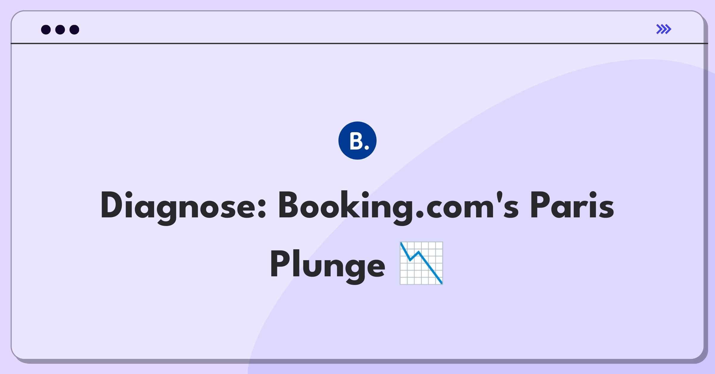 Product Management Root Cause Analysis Question: Investigating sudden drop in Booking.com's Paris hotel conversion rates