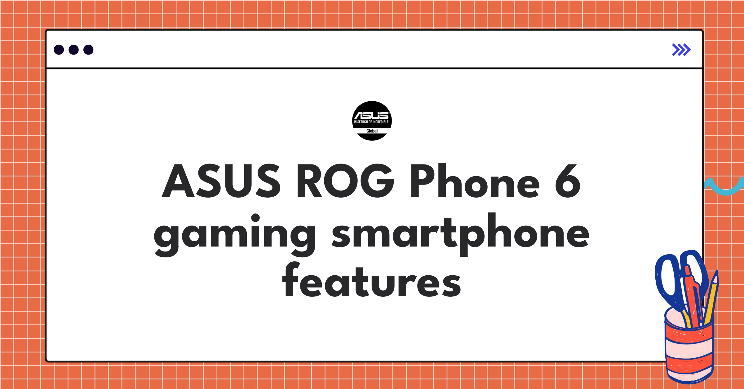 ASUS ROG Phone 6 gaming smartphone showcasing advanced hardware and gaming-centric design elements