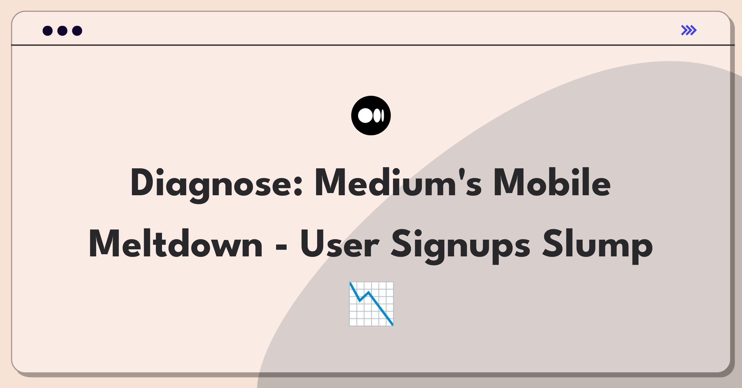 Product Management Root Cause Analysis Question: Investigating sudden drop in Medium mobile app user signups