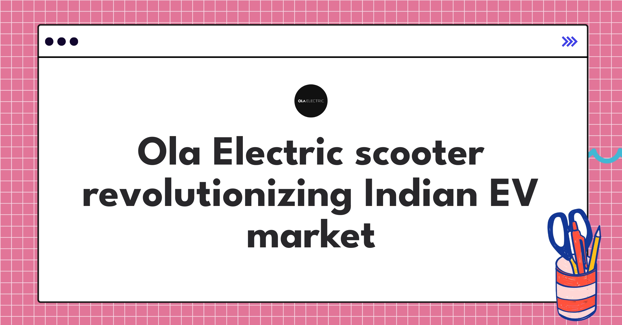 Ola Electric scooter showcasing innovative design and technology in India's electric vehicle landscape