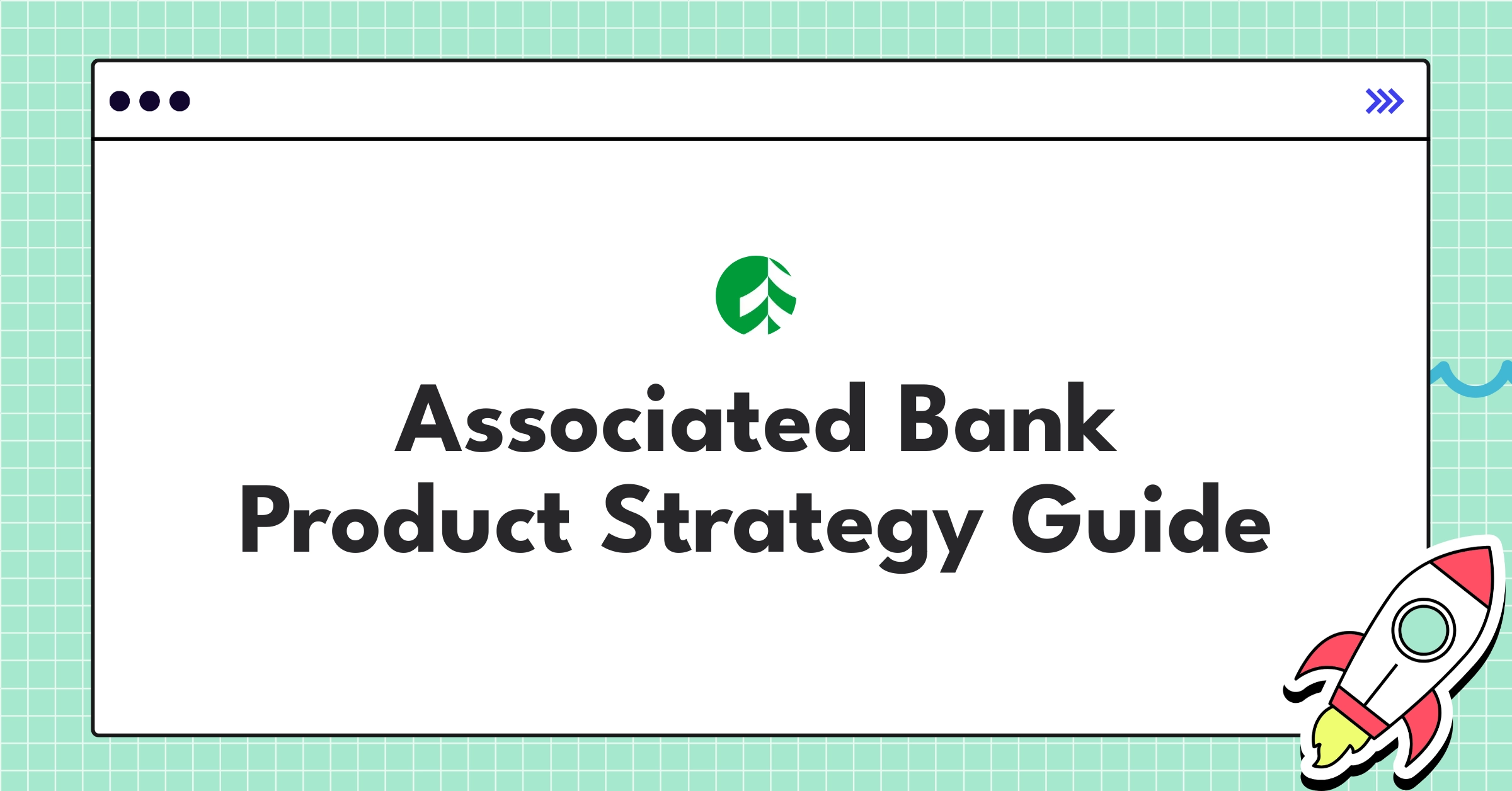 Associated Bank digital strategy infographic showcasing AI tools, SME platform, and fintech partnerships