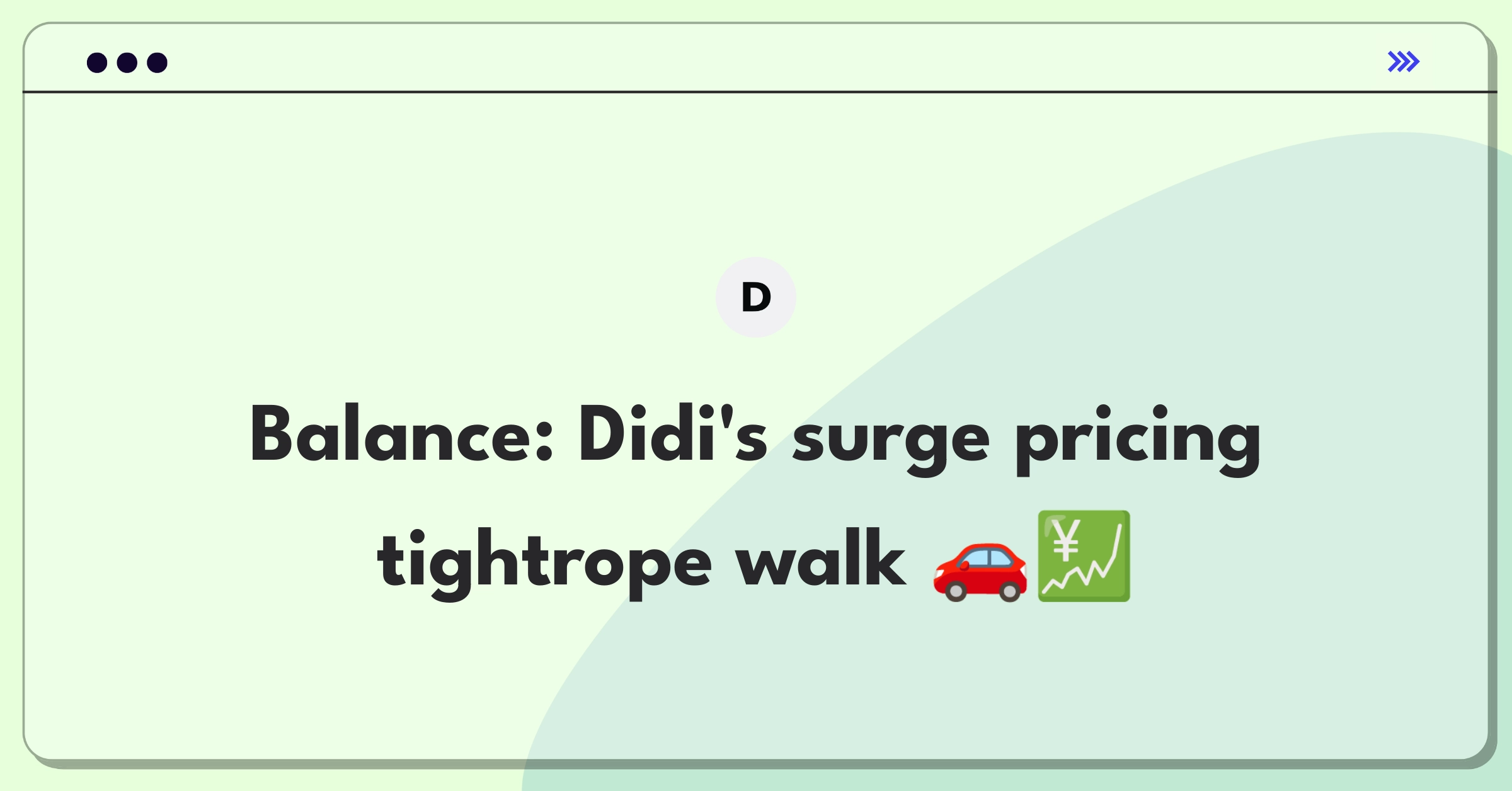 Product Management Trade-off Question: Balancing driver availability and surge pricing for ride-hailing platform