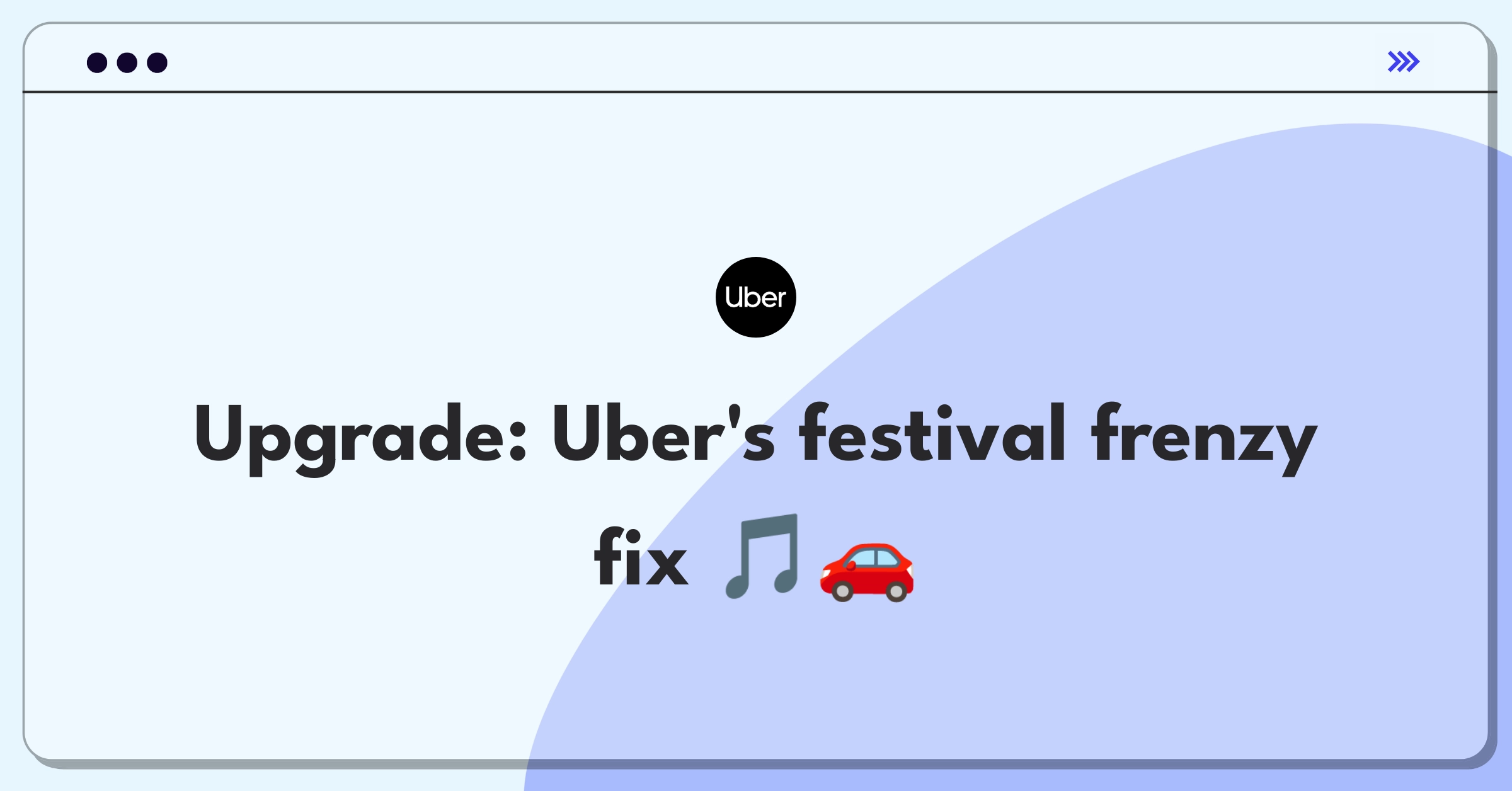 Product Management Improvement Question: Enhancing Uber's service for concerts and festivals