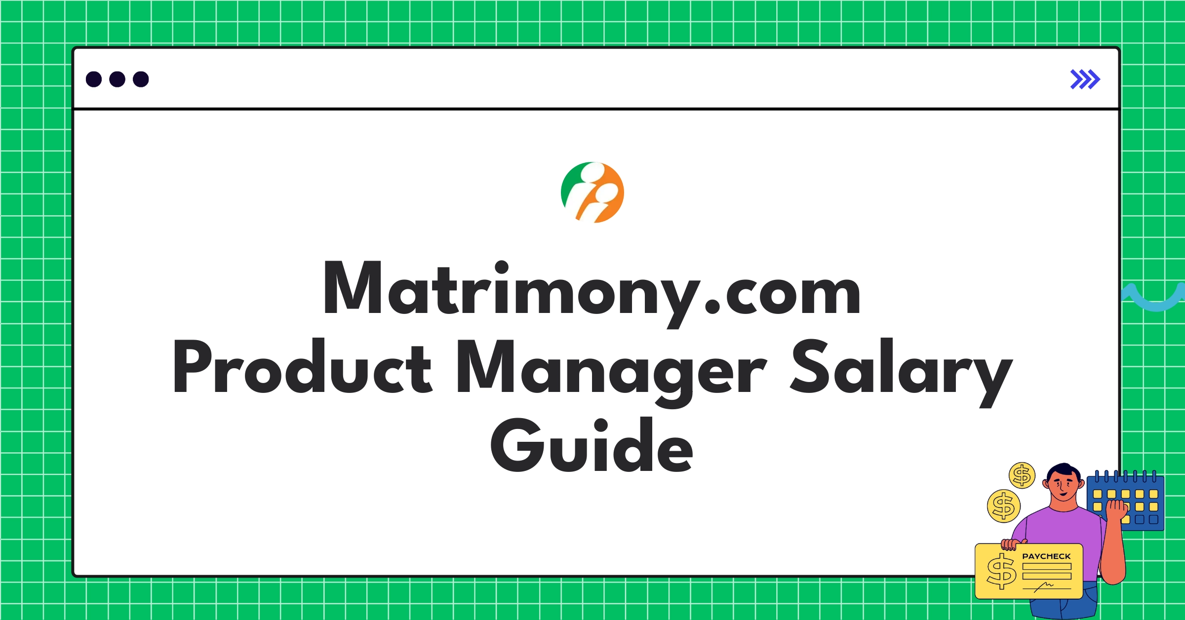 Infographic detailing Matrimony.com Product Manager salary structure and benefits for 2025
