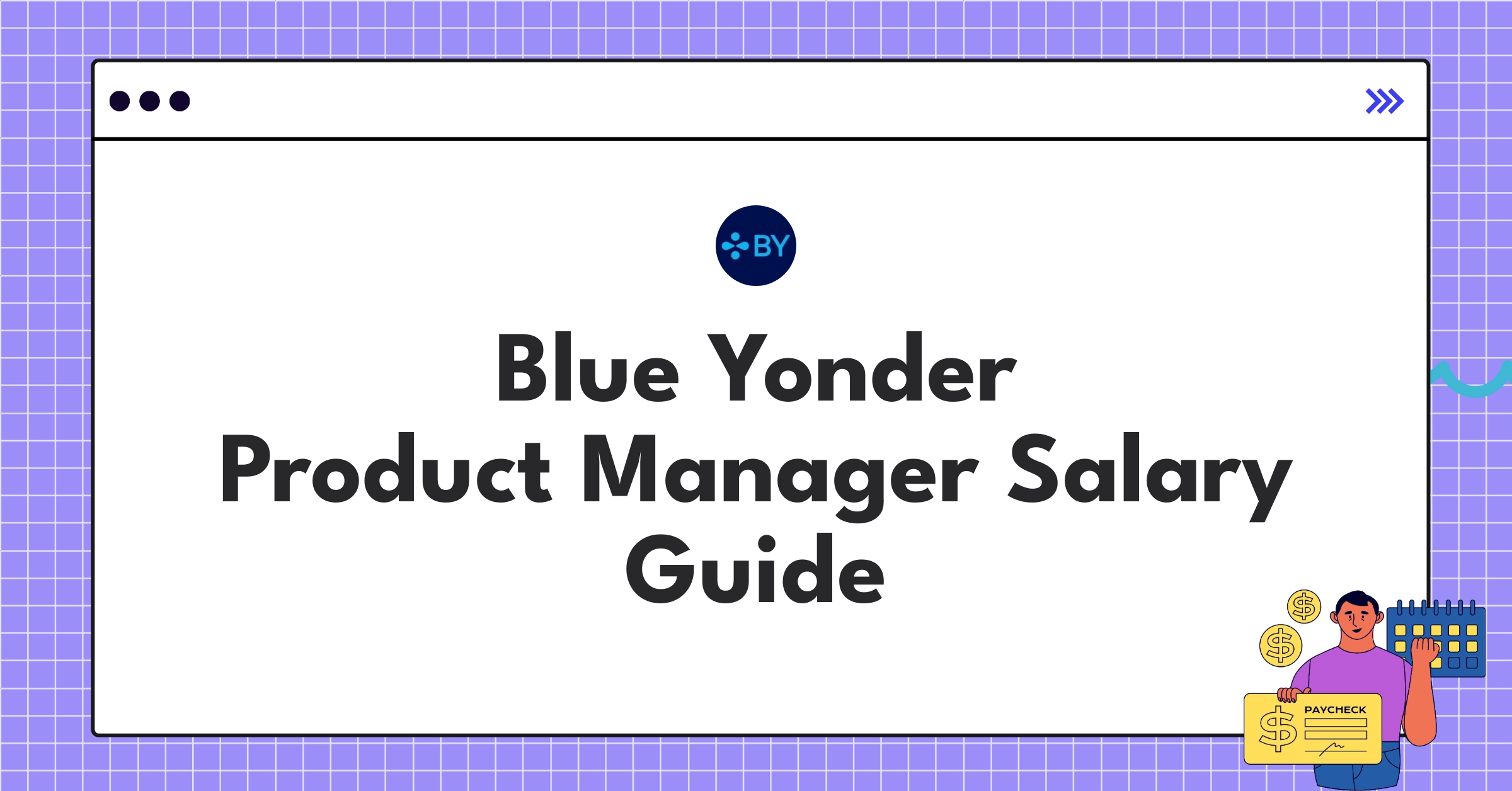 Infographic showing Blue Yonder Product Manager salary ranges and compensation structure for 2025