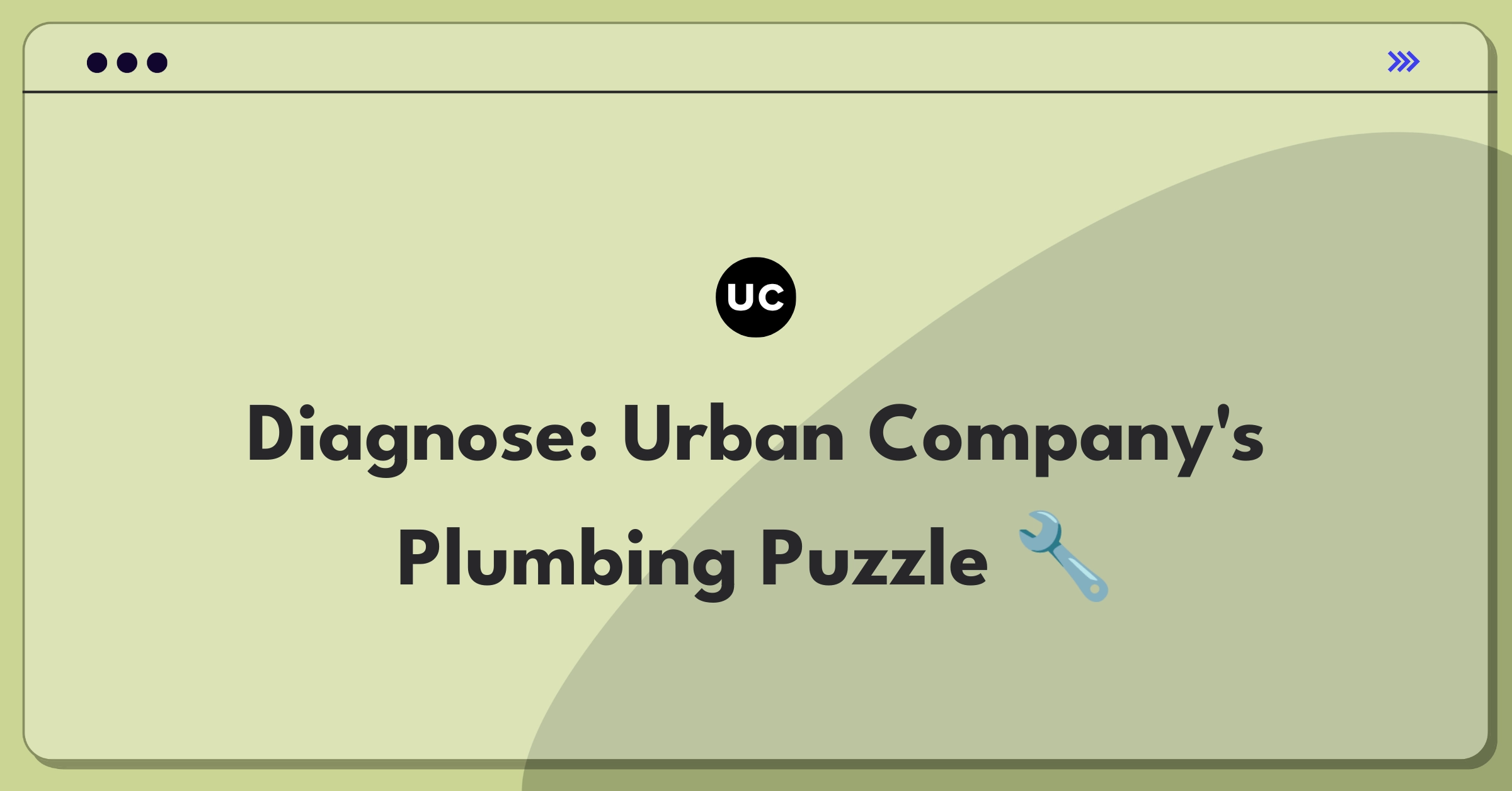 Product Management Root Cause Analysis Question: Urban Company plumbing appointment cancellation rate increase