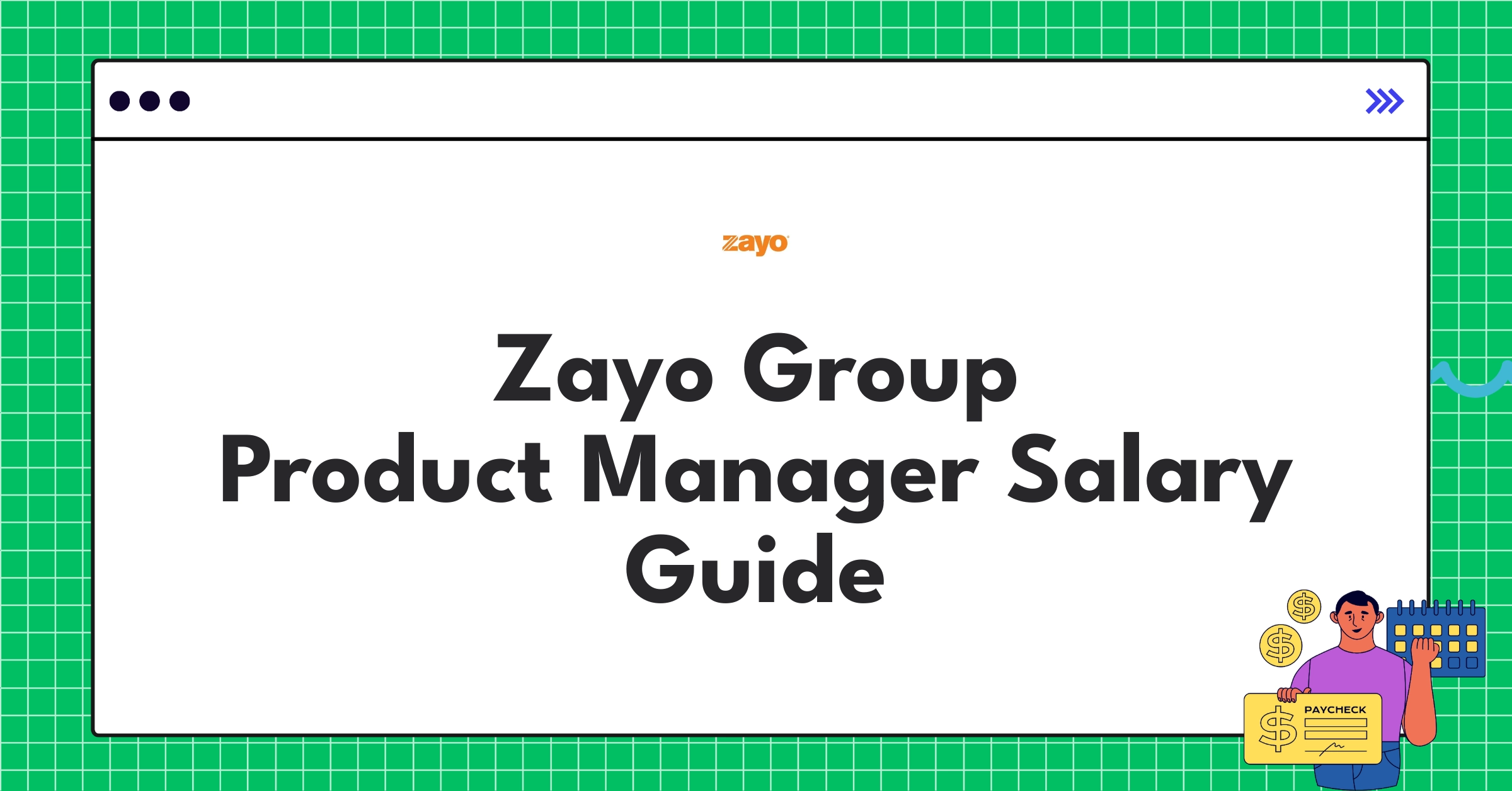 Zayo Group Product Manager salary breakdown chart showing base pay, bonuses, and equity components