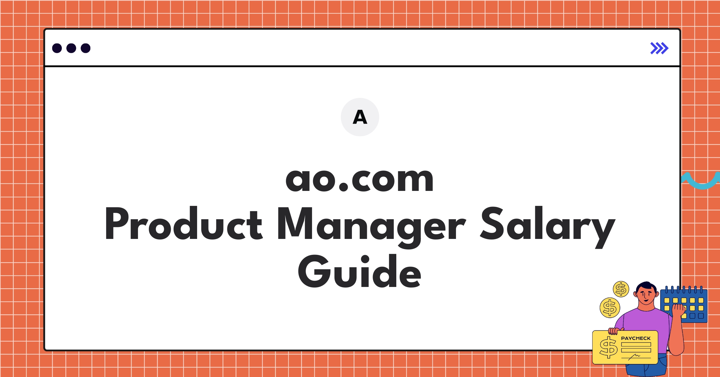Detailed ao.com Product Manager salary structure infographic showing base pay, bonuses, and equity