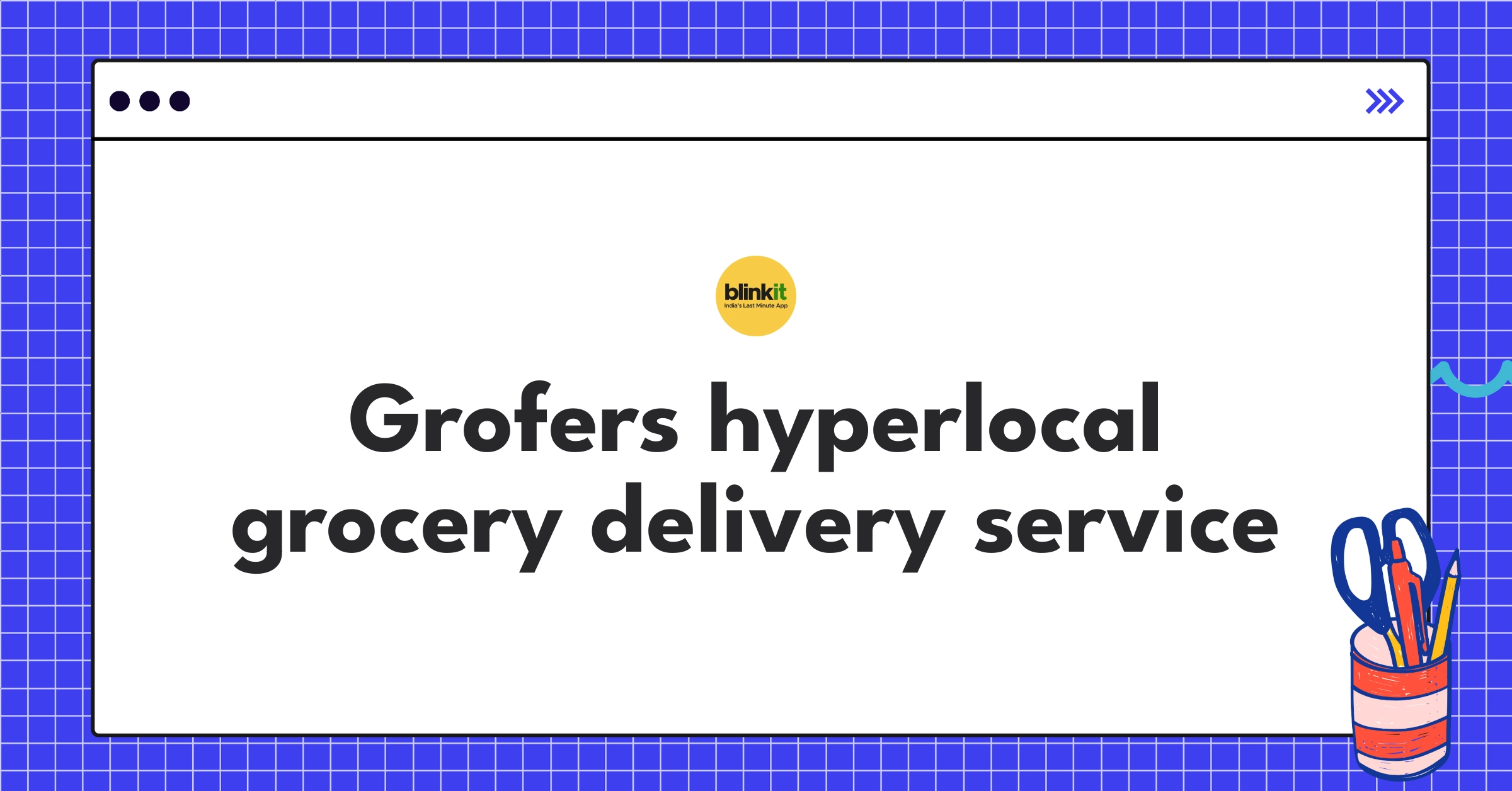 Grofers app interface showcasing fast grocery delivery options and local store partnerships