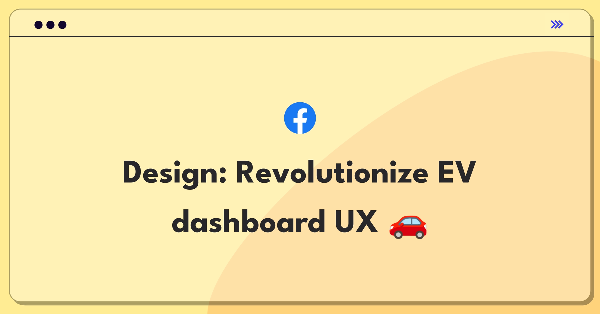 Product Management Design Question: Innovative car dashboard layout for electric vehicles