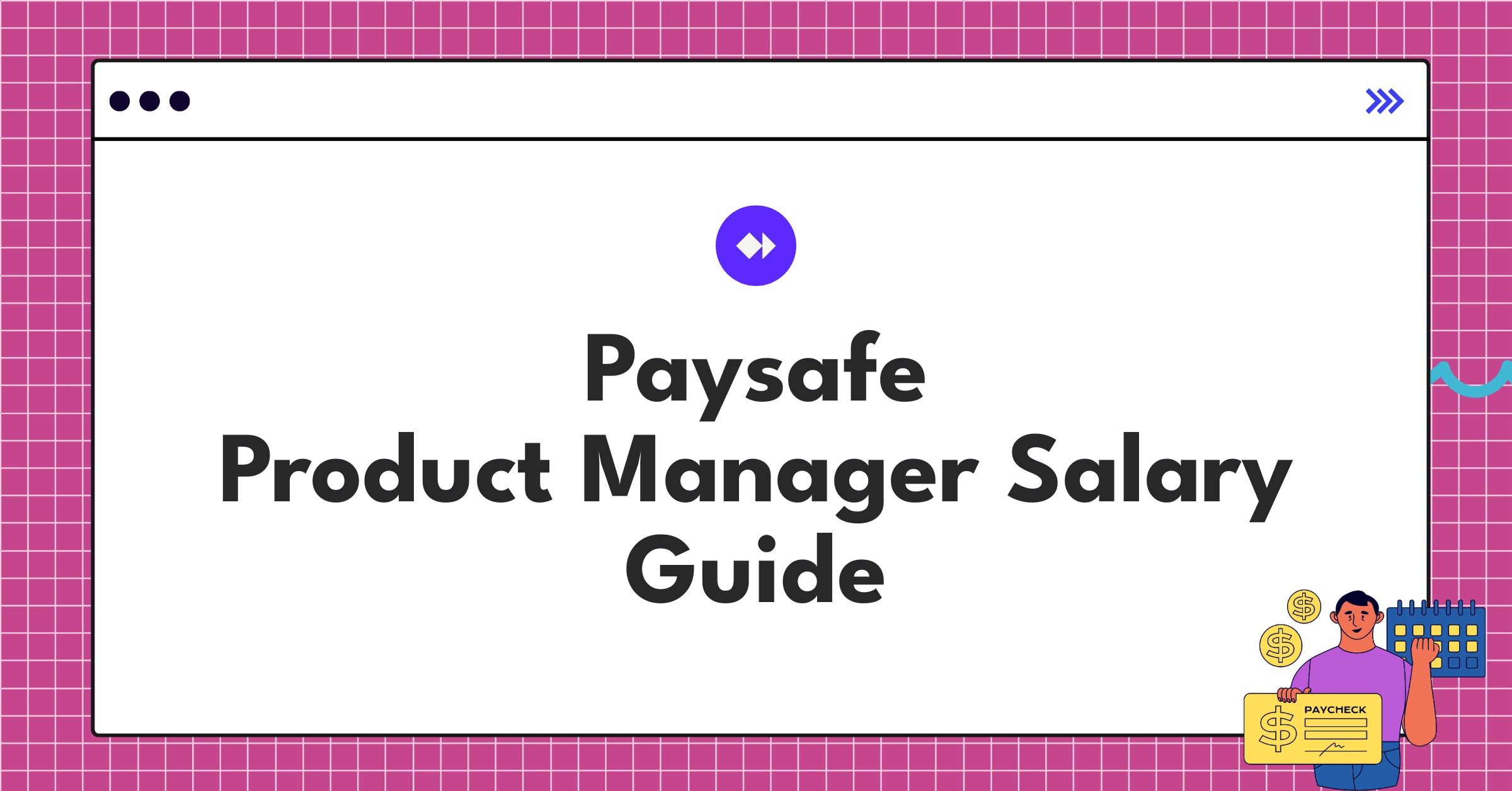Infographic showing Paysafe product manager salary ranges and compensation structure for 2025