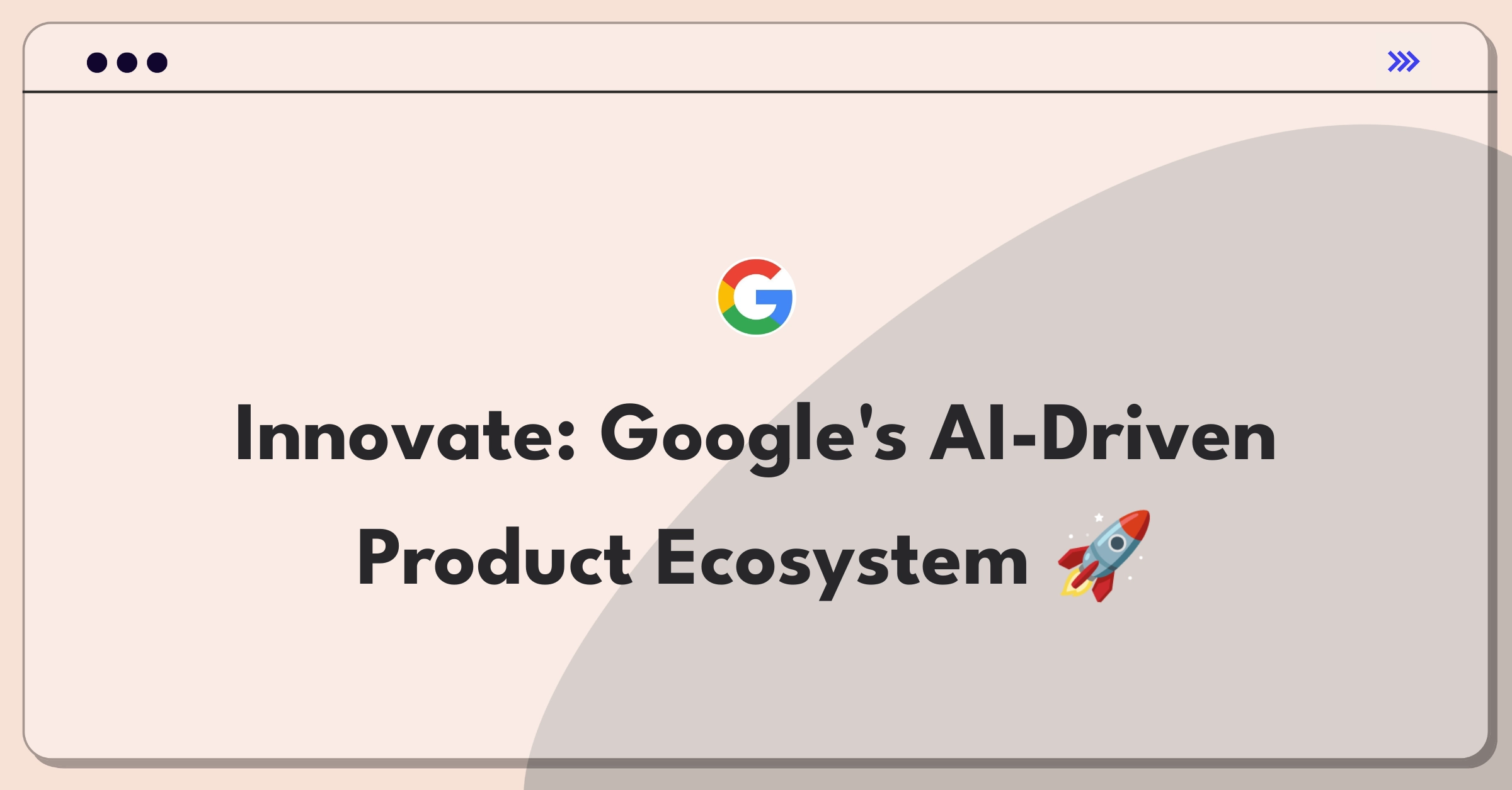 Product Management Strategy Question: Google's AI integration across product lines