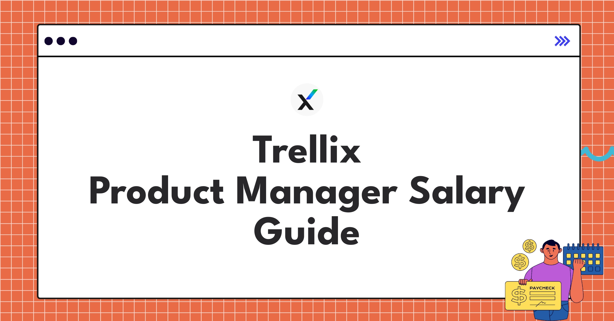 Infographic showing Trellix Product Manager salary components and progression for cybersecurity professionals in 2025