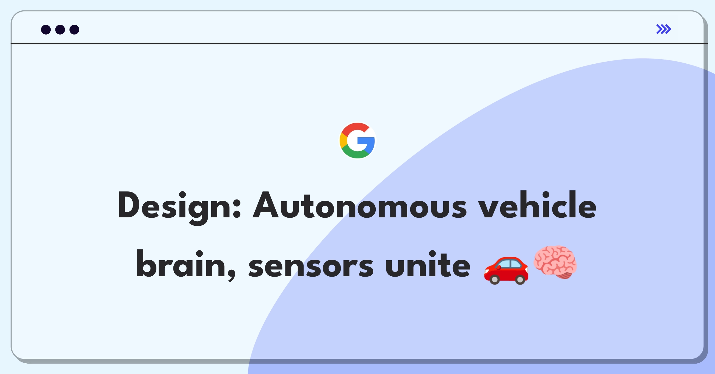 Product Management Technical Question: Designing a self-driving car system with AI, sensors, and safety features