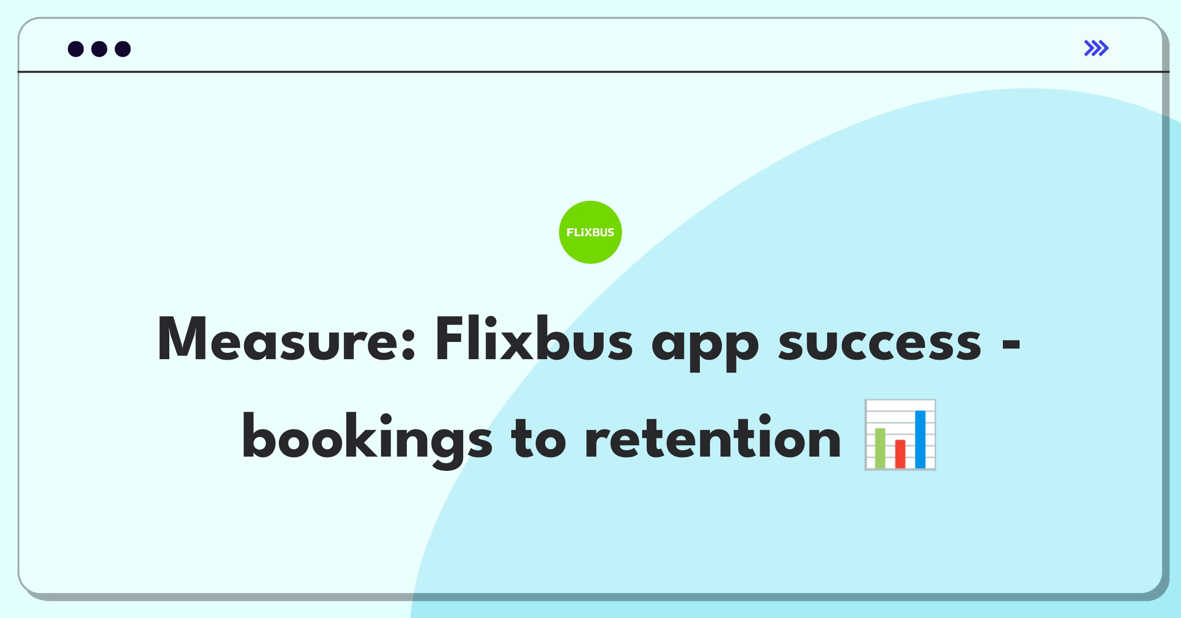 Product Management Metrics Question: Evaluating mobile booking app performance for intercity bus travel