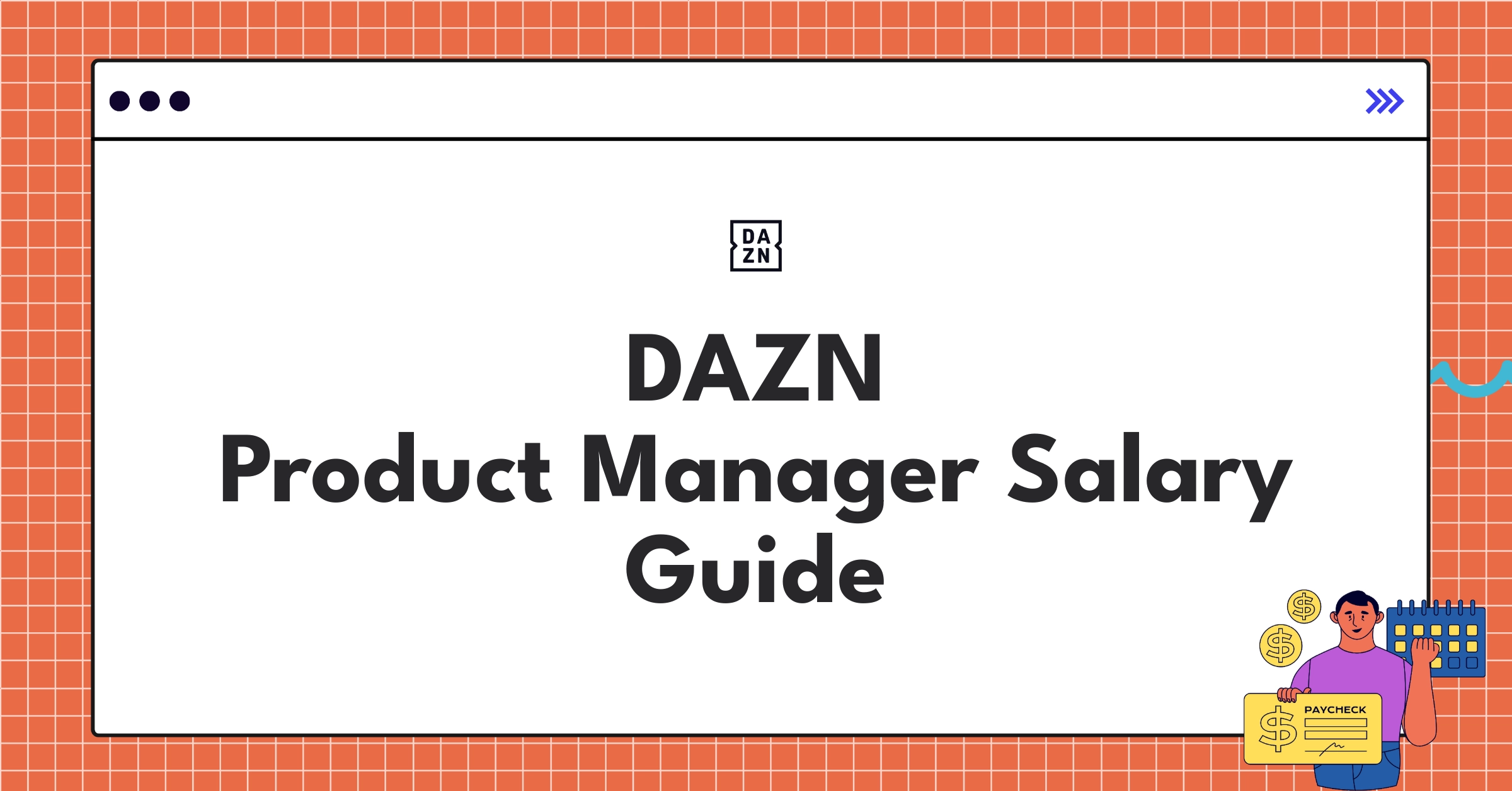 Detailed infographic showing DAZN product manager salary components and industry comparisons