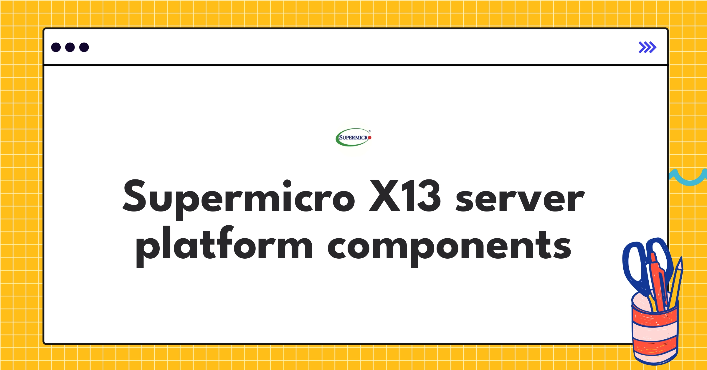 Supermicro X13 server platform teardown showcasing high-performance computing and energy-efficient components