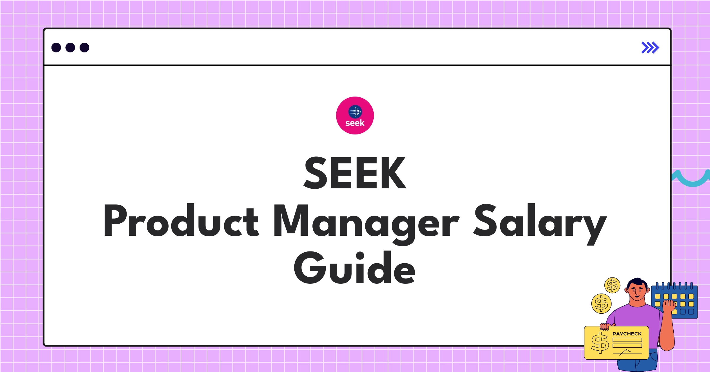 SEEK Product Manager compensation chart showing salary ranges, bonuses, and equity across different levels