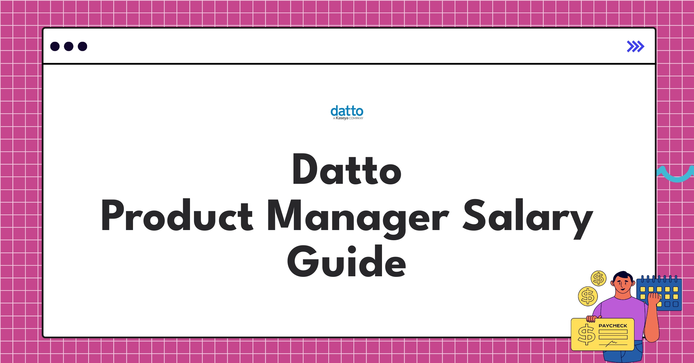 Datto product manager compensation chart showing salary ranges and benefits for different PM levels
