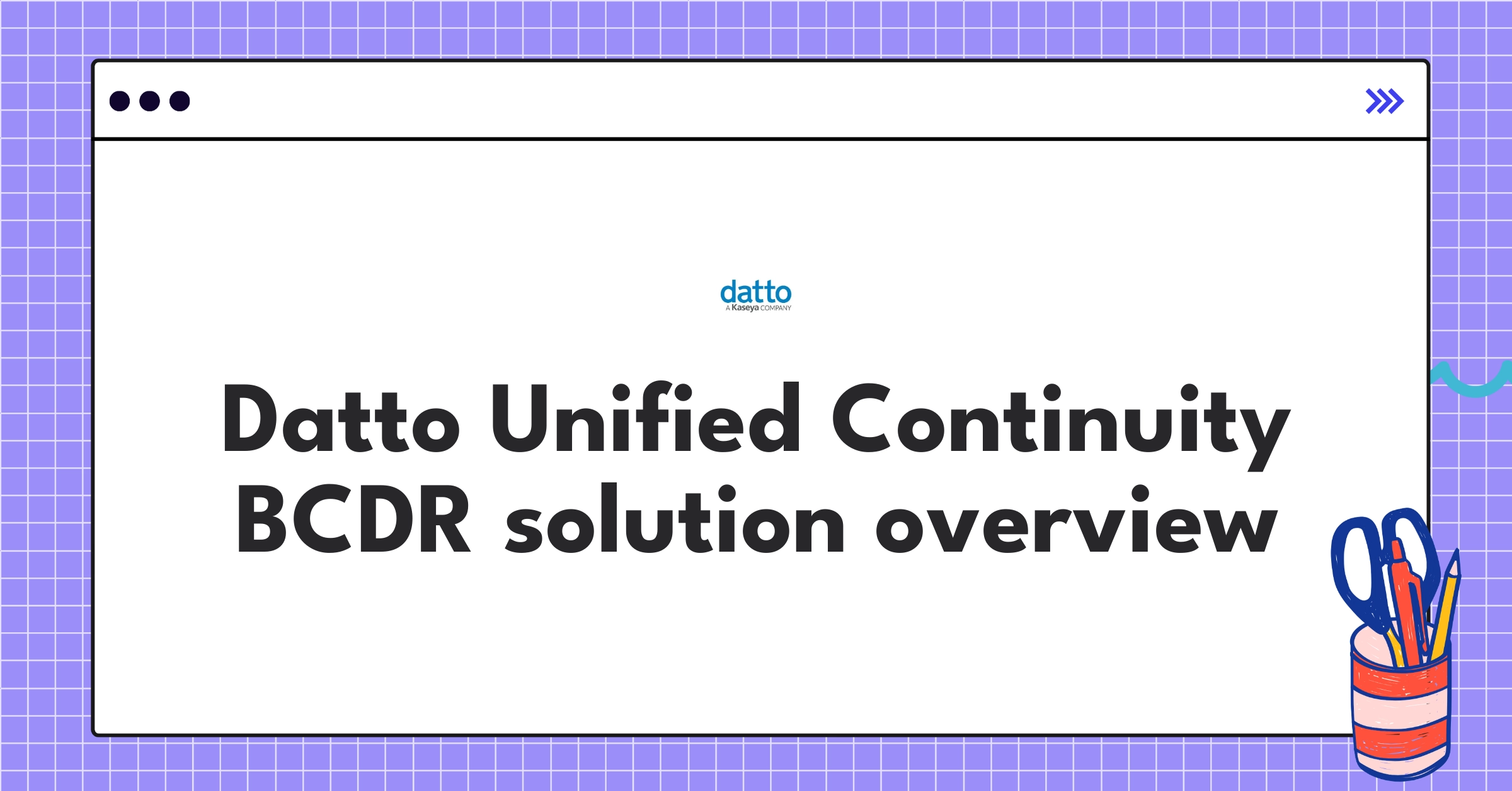 Datto Unified Continuity Strategy Guide | BCDR Solutions - NextSprints