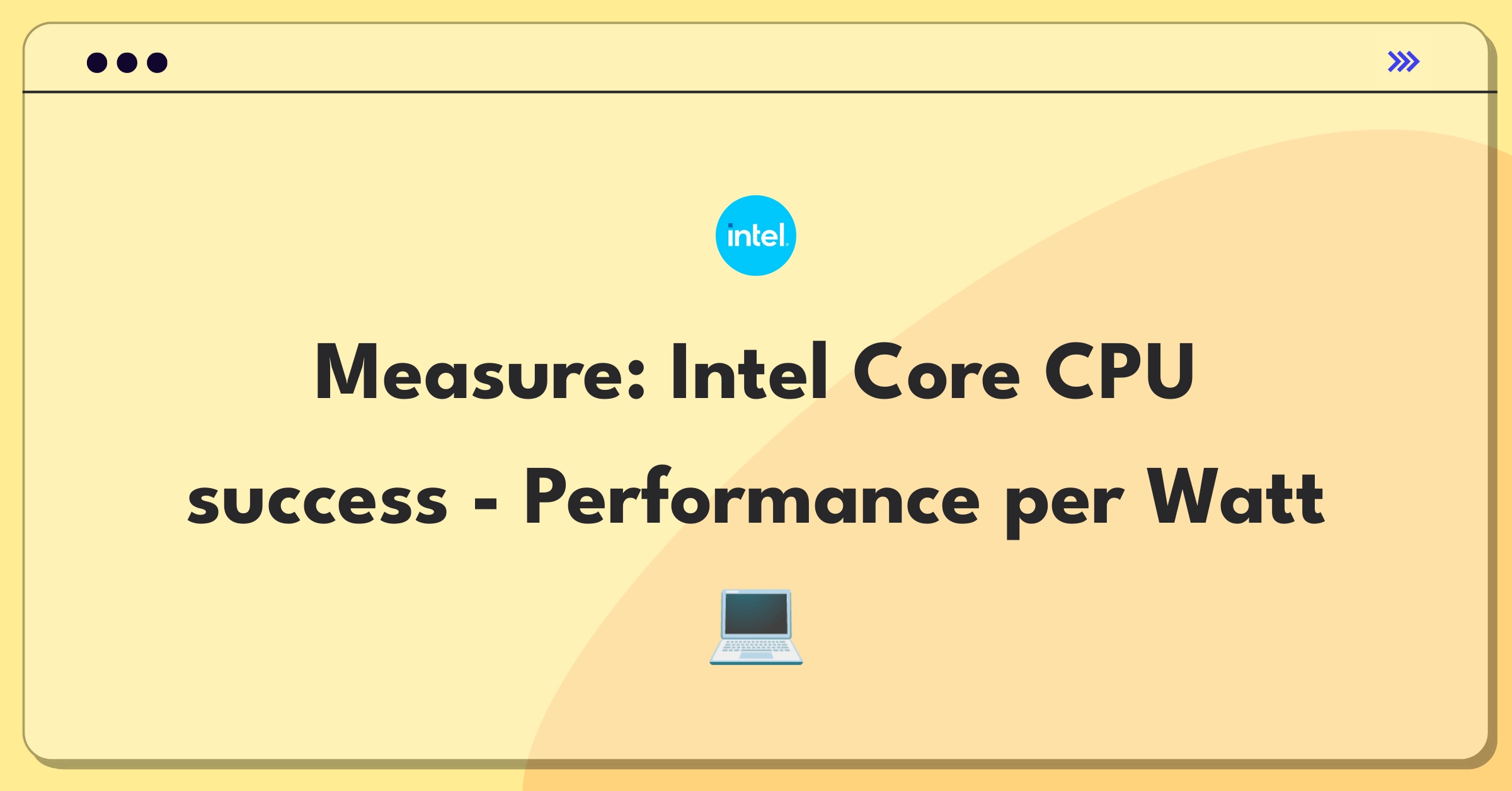 Product Management Analytics Question: Evaluating success metrics for Intel's Core processor line