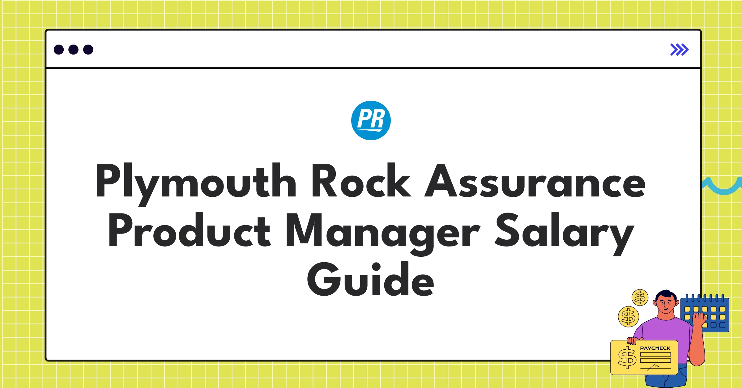 Infographic showing Plymouth Rock Assurance Product Manager salary ranges and compensation components for 2025