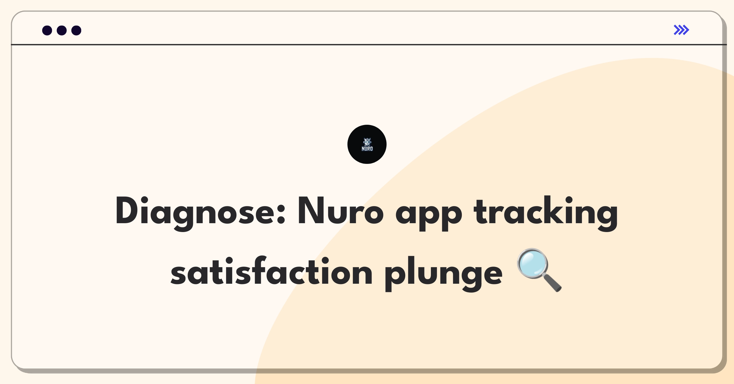 Product Management Root Cause Analysis Question: Investigating sudden drop in Nuro app delivery tracking satisfaction