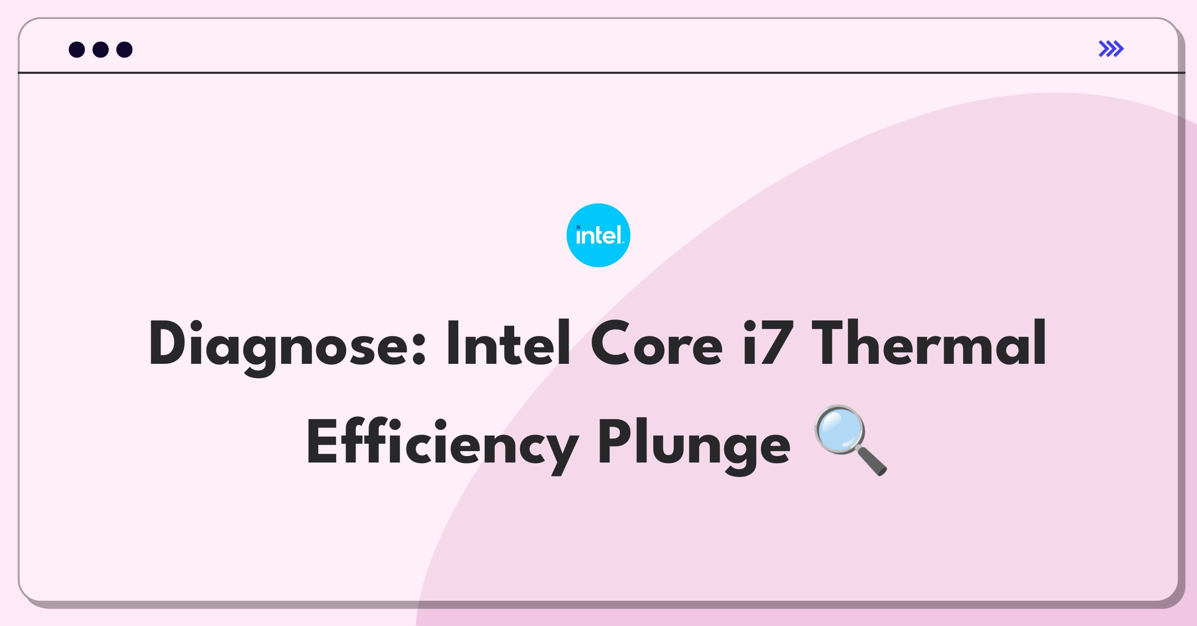 Product Management Root Cause Analysis Question: Investigating Intel Core i7 processor thermal efficiency decline