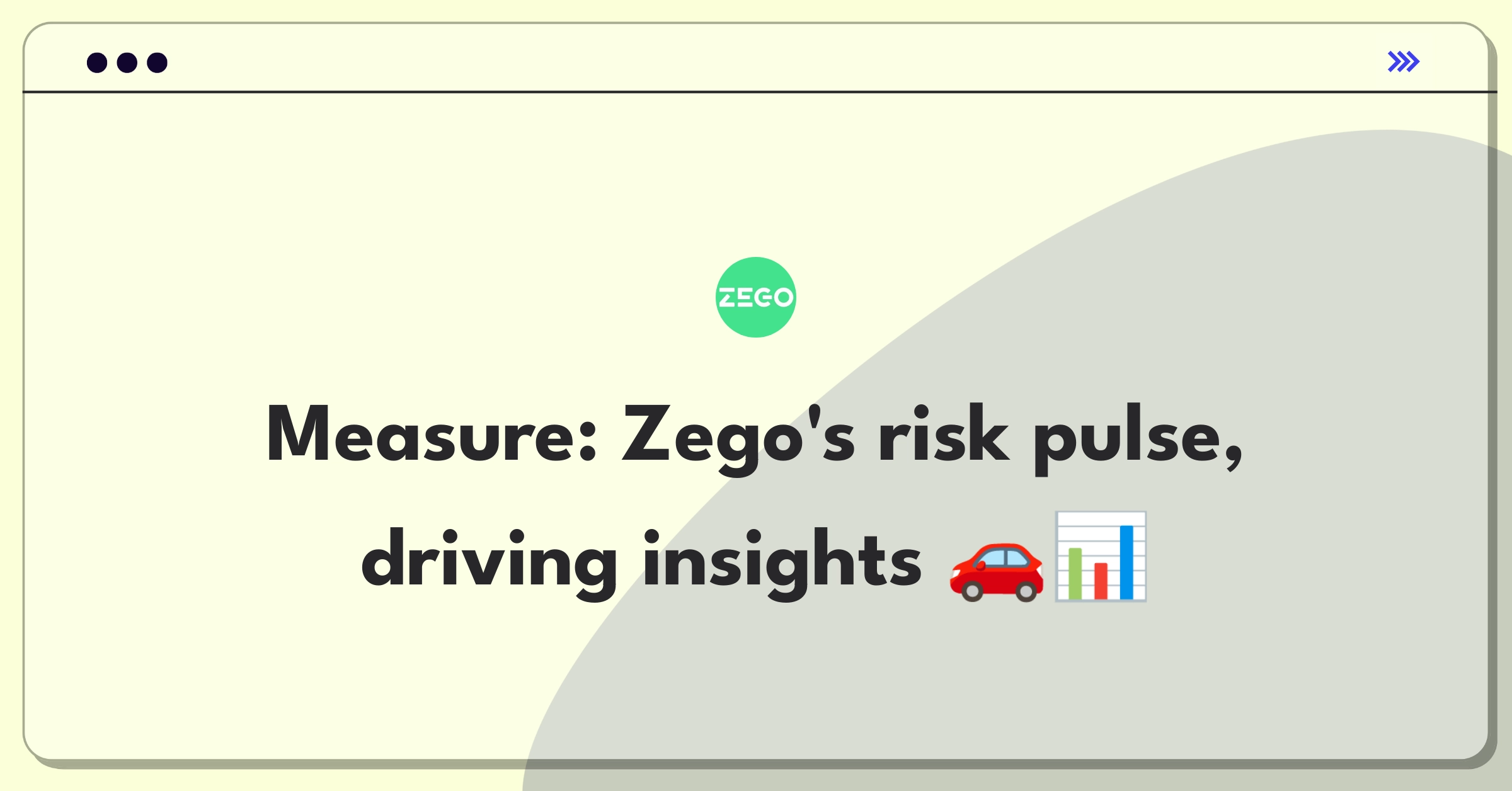 Product Management Metrics Question: Evaluating real-time driver risk assessment tool performance