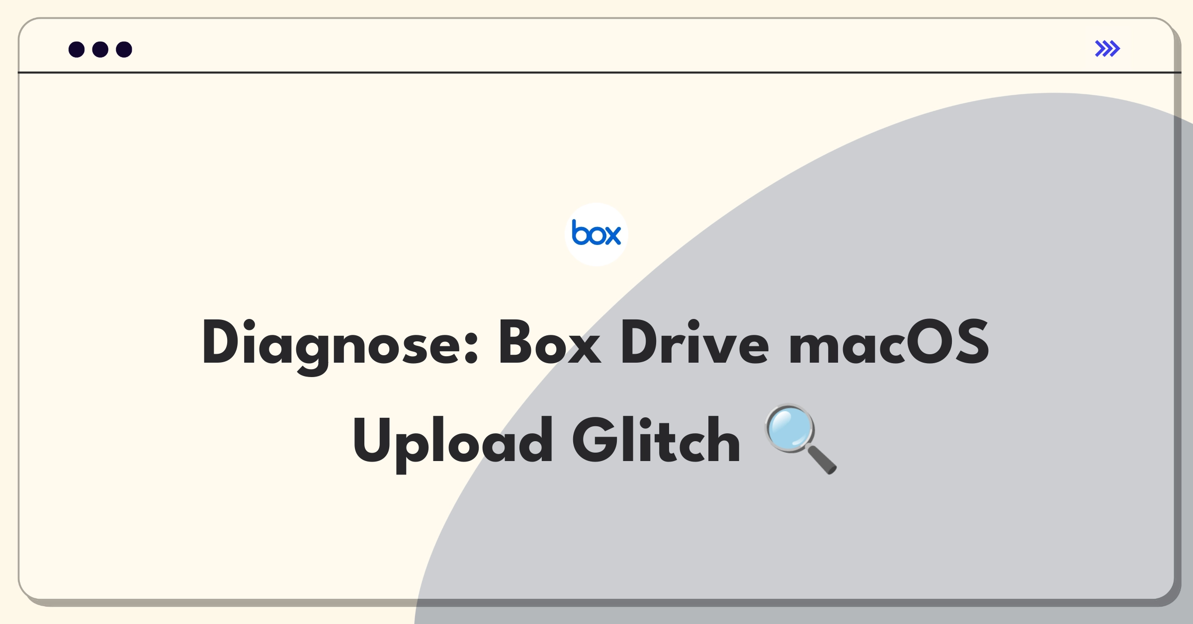 Product Management Root Cause Analysis Question: Investigating Box Drive upload failures on macOS