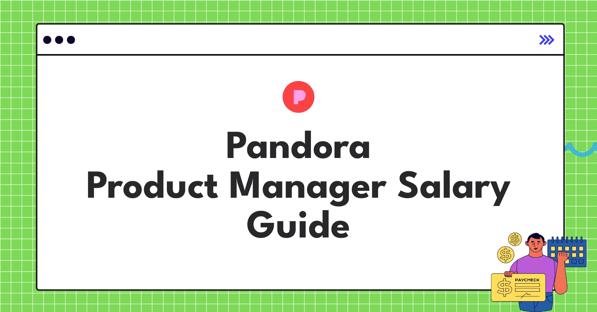Infographic showing Pandora Product Manager salary components and compensation structure for 2025