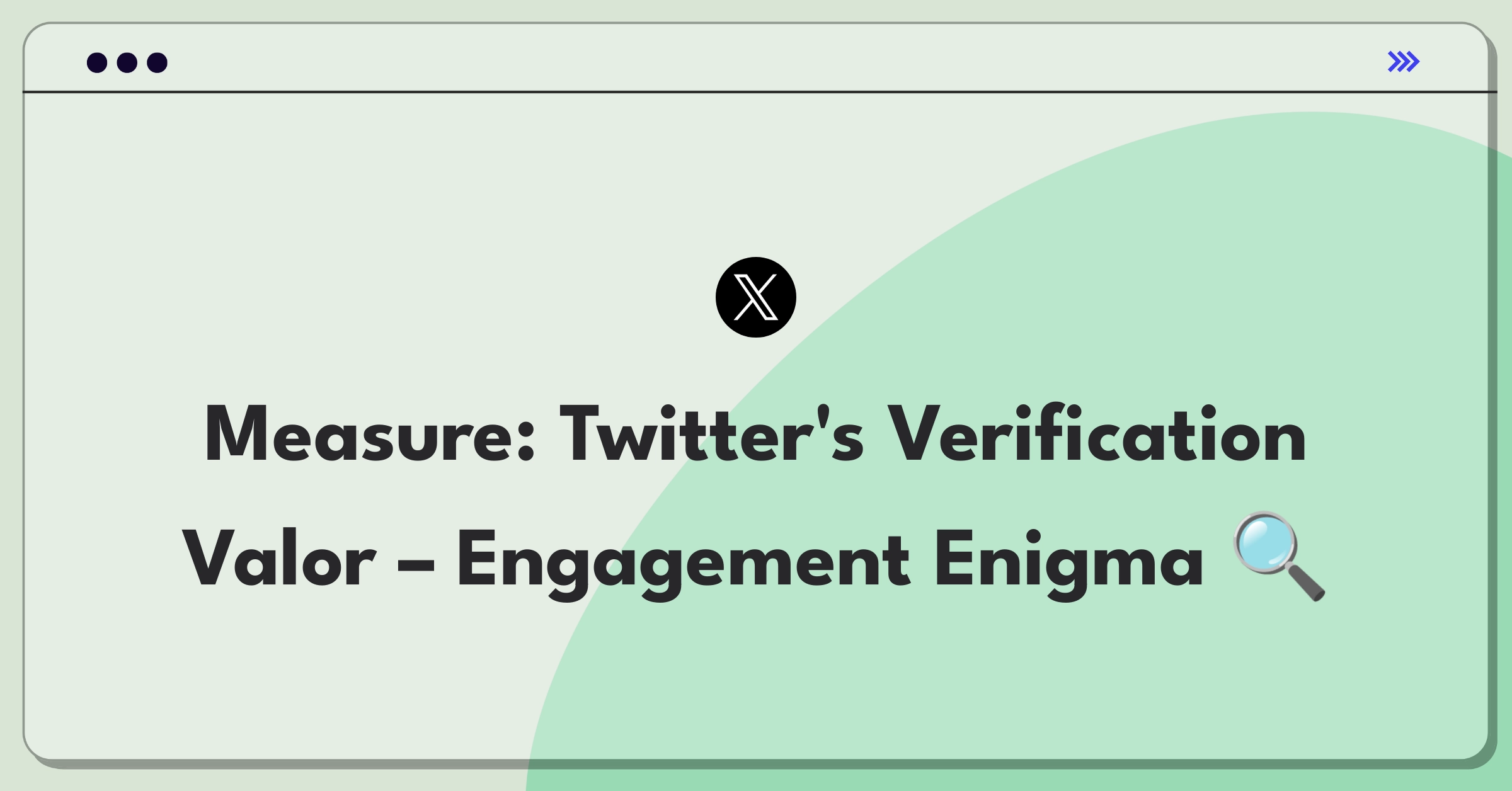 Product Management Metrics Question: Defining success for Twitter's user verification system using engagement and trust indicators