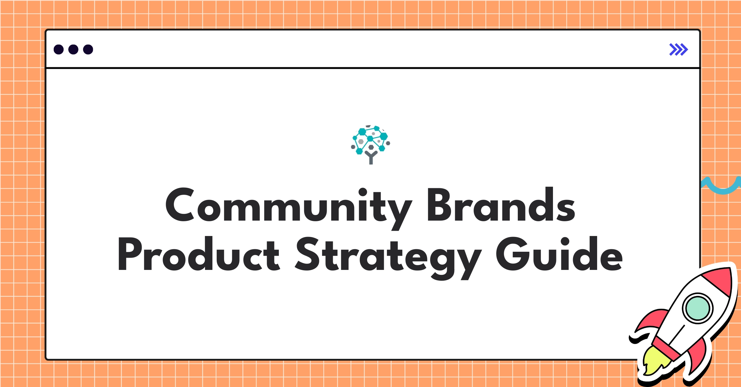 Community Brands product strategy infographic showcasing AI integration and market expansion