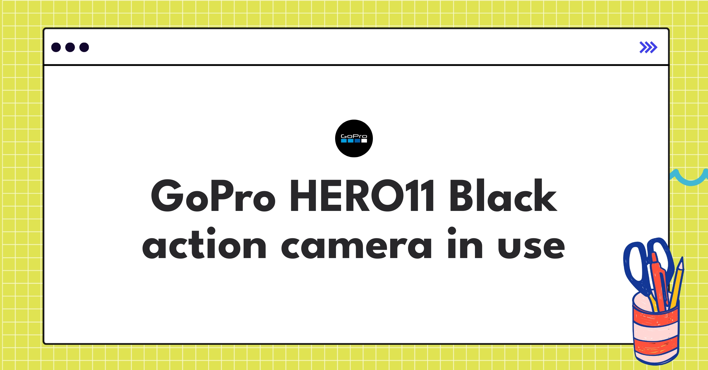 GoPro HERO11 Black capturing extreme sports footage, showcasing its rugged design and image stabilization capabilities