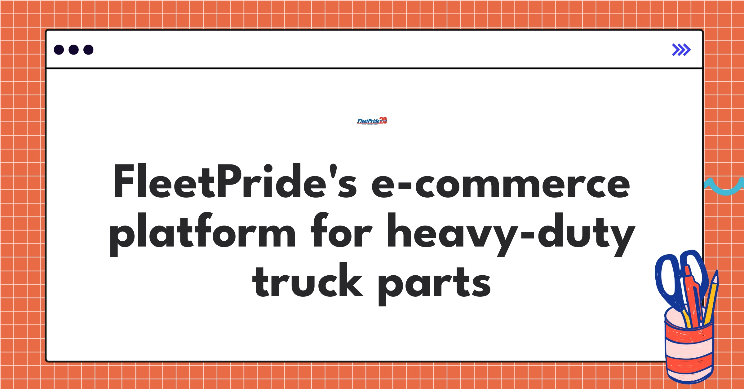 FleetPride e-commerce platform showcasing vast inventory of heavy-duty truck and trailer parts