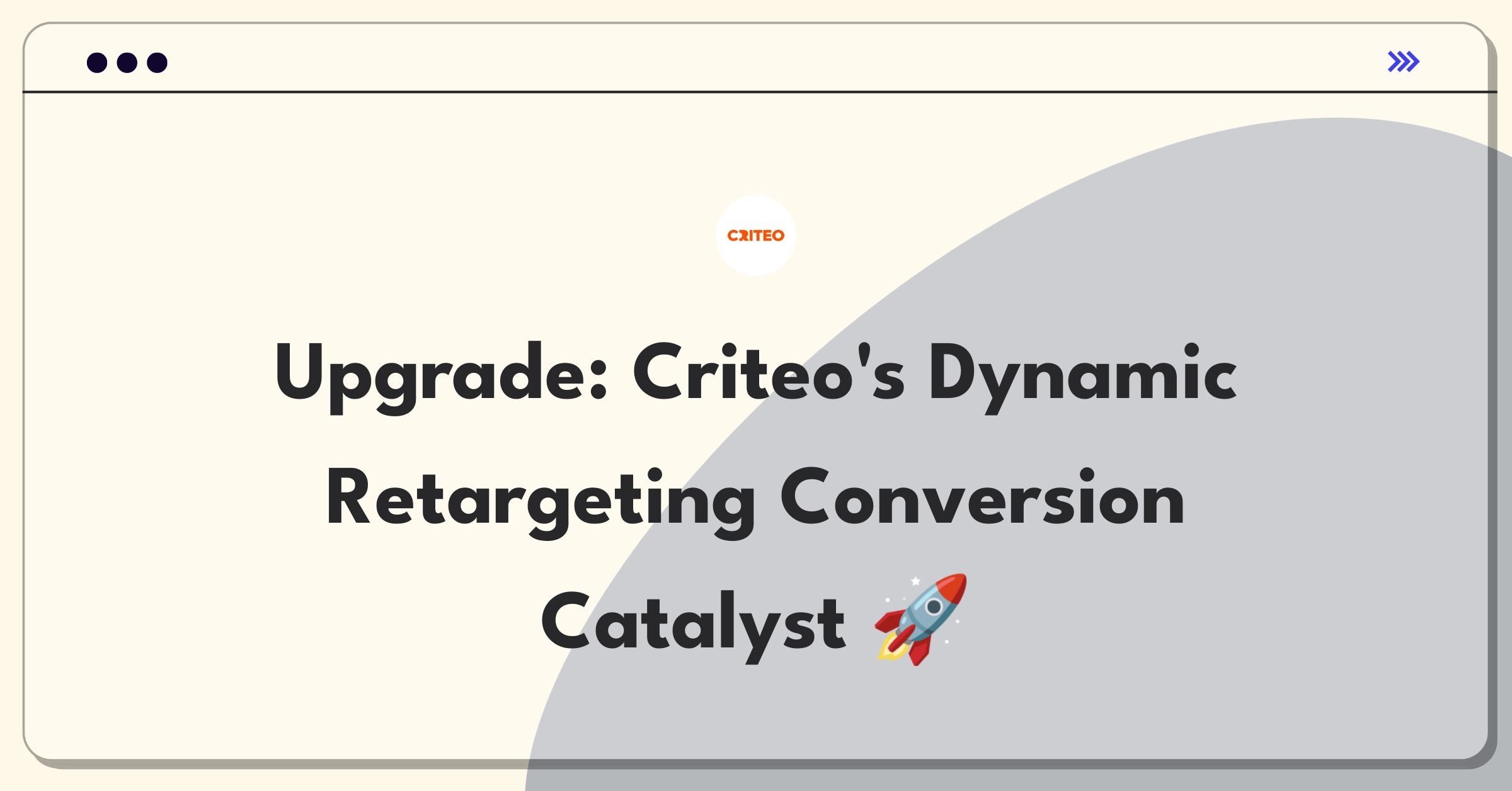 Product Management Strategy Question: Improving Criteo's Dynamic Retargeting conversion rates for e-commerce clients