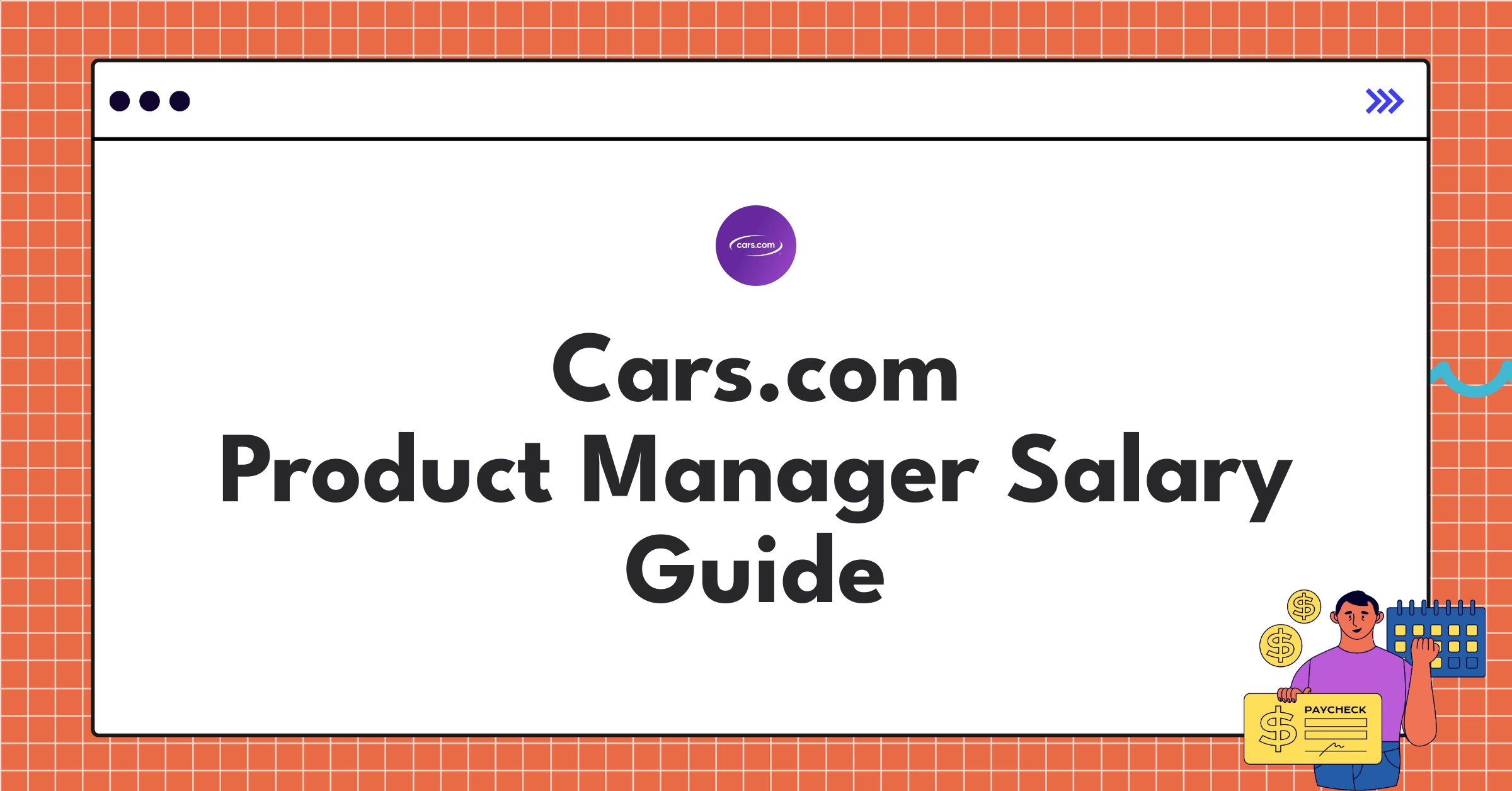 Cars.com Product Manager salary chart showing compensation structure and career progression in automotive tech
