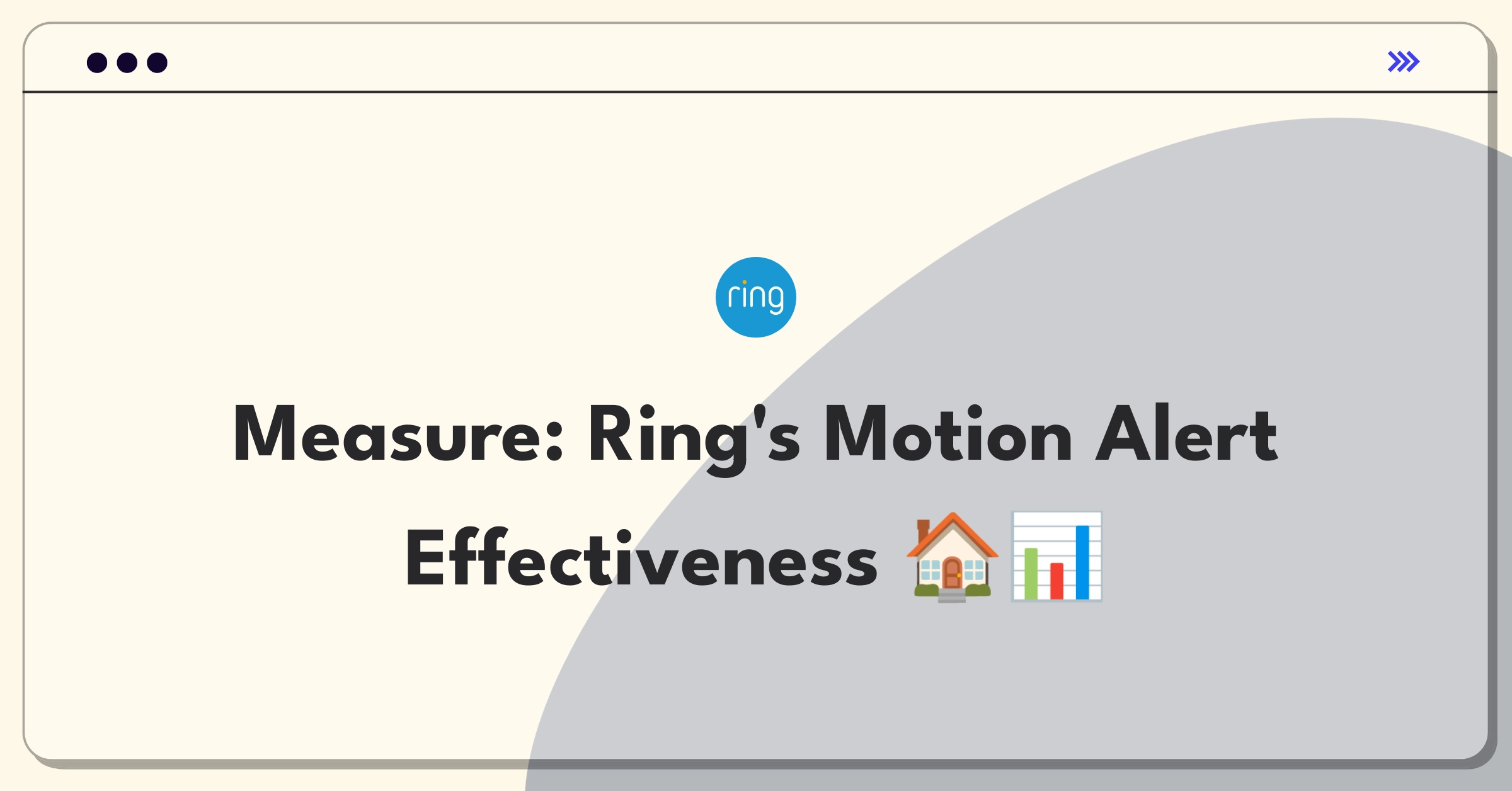 Product Management Analytics Question: Defining success metrics for Ring's motion detection alerts