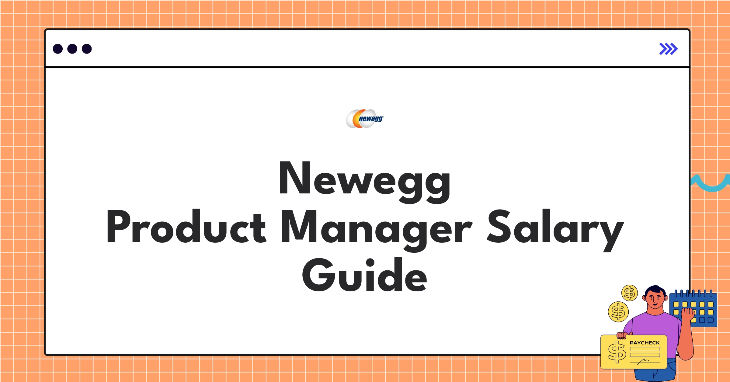 Newegg Product Manager salary chart showing compensation breakdown for different levels in 2025