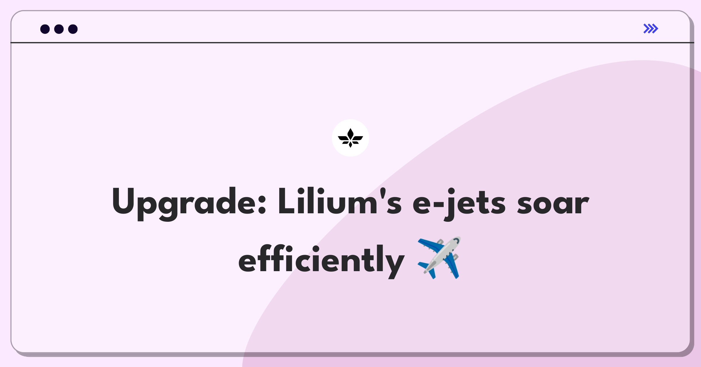 Product Management Improvement Question: Enhancing Lilium's electric jet engine efficiency for urban air mobility