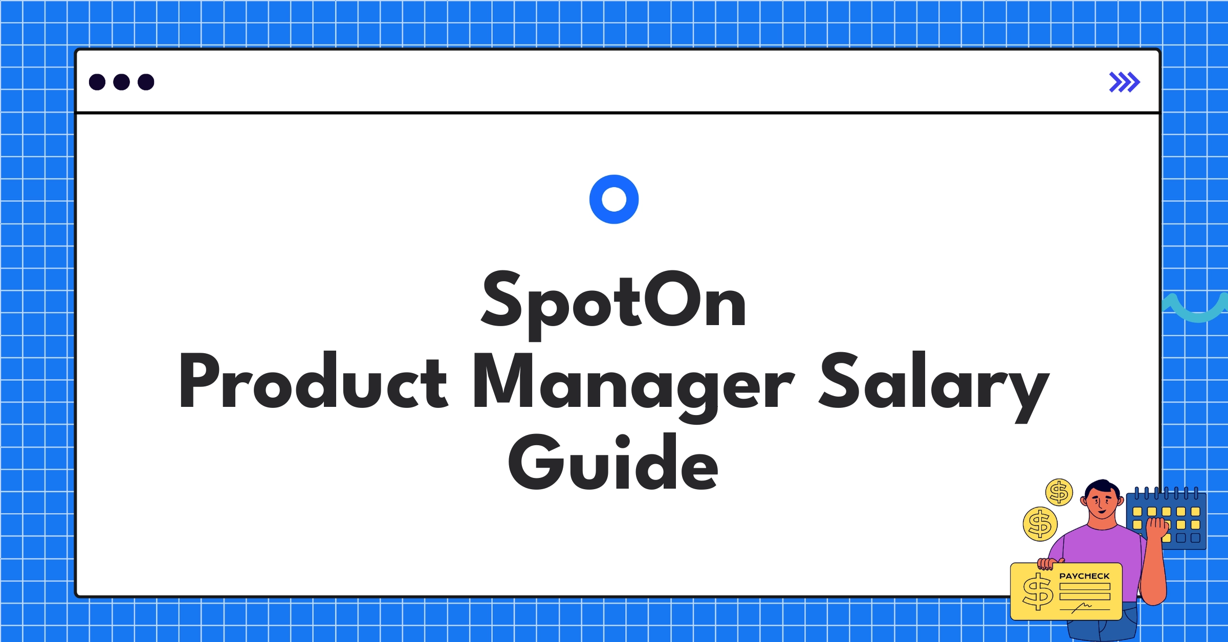 Infographic showing SpotOn Product Manager salary ranges and compensation structure for 2025